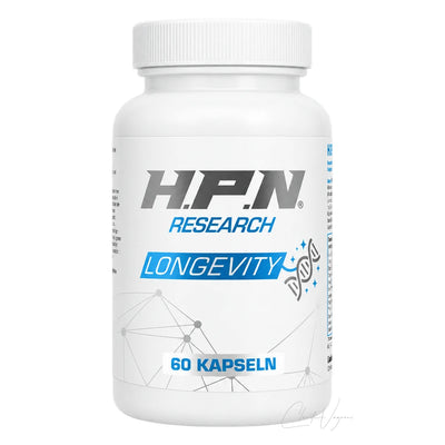 H.P.N Longevity – NR, TMG, Sulforaphan, L-Ergothionein und aktive B-Vitamine, 60 Kapseln