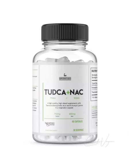 Supplement Needs TUDCA + NAC – Hochdosierter Leber-Support mit 750 mg TUDCA & 900 mg NAC in 90 Kapseln