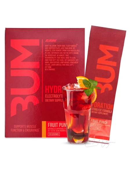 RAW NUTRITION BUM HYDRATION ELECTROLYTE