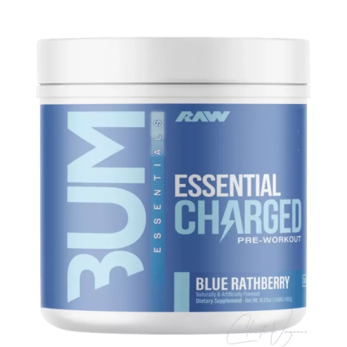 Raw Nutrition - Essential Charged Preworkout - Blue Rathberry