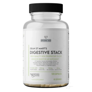 Hochwertiger Verdauungsenzym-Komplex mit Betain HCL, Gingerol, Zink Carnosin und Pepsin – Digestive Stack von Dean St Mart