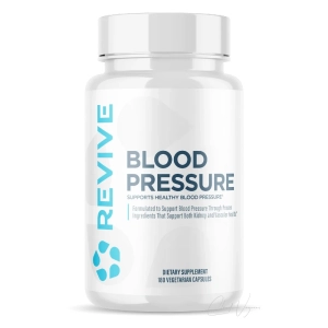Revive Blood Pressure – Supplement zur Unterstützung eines gesunden Blutdrucks, mit Arjuna, Knoblauch und Coenzym Q10