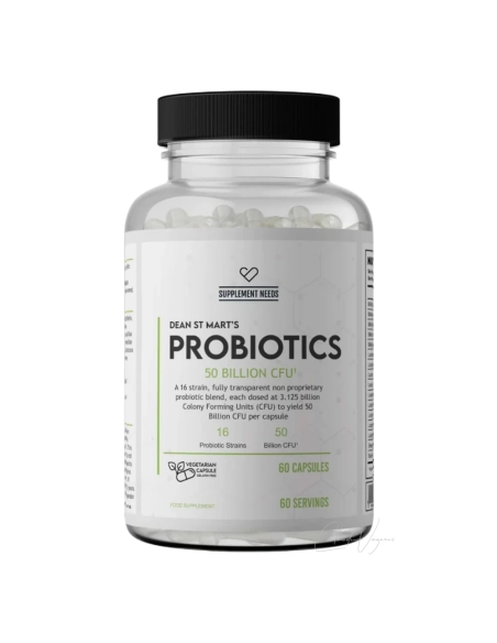 Supplement Needs Probiotics 50 Billion CFUs – veganes Probiotikum zur Unterstützung von Darm und Immunsystem