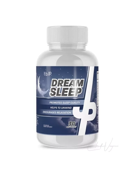 TBJP Dream Sleep mit 5-HTP, Ashwagandha Magnesium – natürliche Schlafhilfe für besseren Schlaf, Cortisolkontrolle Regeneration