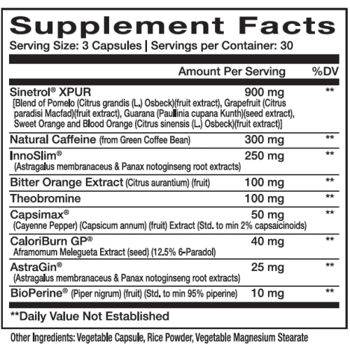 NOVABURN 2.0 90 Caps.