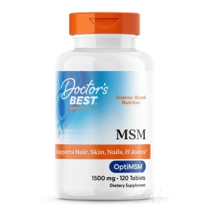 Doctor's Best MSM 1500 mg mit OptiMSM® – für Gelenke, Haut, Haare & Nägel