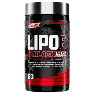 Nutrex LIPO-6 Black Ultra Concentrate – Hochkonzentrierter Fatburner mit Yohimbine, GBB, Theacrine & Rauwolscine