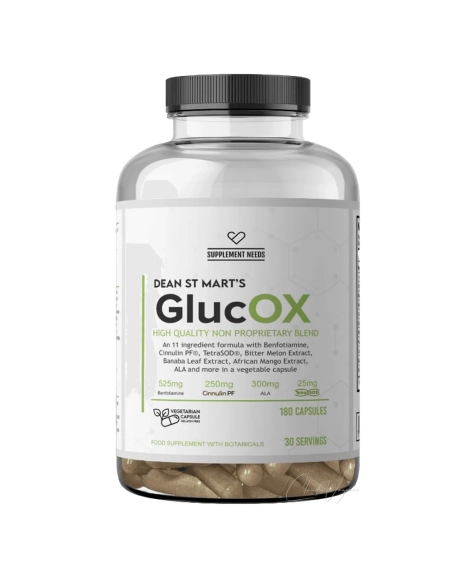 SUPPLEMENT NEEDS GLUCOX GDA 180 Caps.