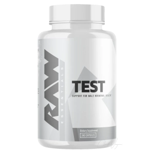 RAW TEST 240 Kapseln – natürlicher Testosteron-Booster mit Fenugreek, DIM und KSM-66 Ashwagandha