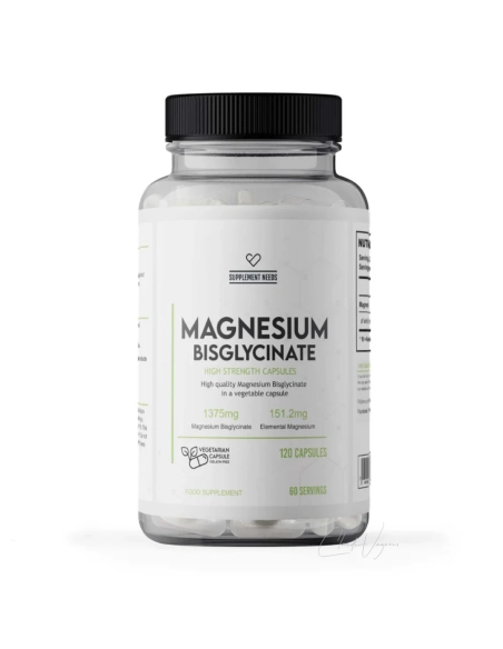 Magnesium Bisglycinate 120 Caps.