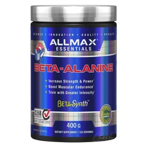 ALLMAX Beta-Alanine 400g – Beta-SYNTH™ für mehr Kraft, Ausdauer & Trainingsintensität