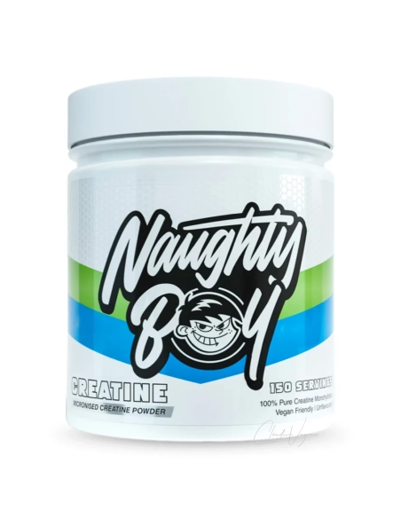 Naughty Boy Creatine 450g  hochreines Kreatin Monohydrat für Muskelaufbau, Kraft Leistung. Micronized 200 Mesh
