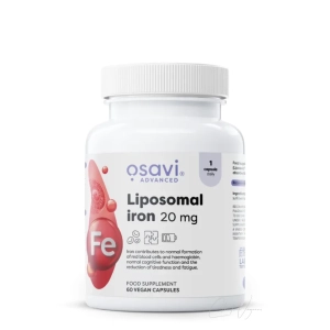 Osavi Liposomal Iron 20 mg – liposomales Eisen mit höchster Bioverfügbarkeit, vegan & magenfreundlich, ideal für Athleten