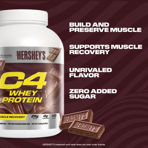 C4 Whey Protein Hershey’s Milk Chocolate – 66 Portionen Proteinpulver