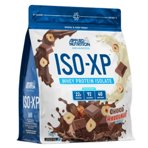 Alt: ISO-XP Whey Protein Isolate Choco Hazelnut 1 kg – schnell resorbierbar