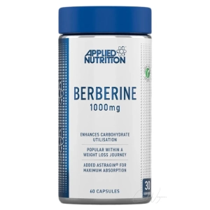 Applied Nutrition Berberine 1000 mg mit AstraGin – 60 vegane Kapseln, Carb-Verwertung & Insulinsensitivität
