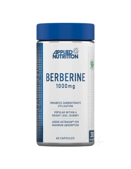 Applied Nutrition Berberine 1000 mg mit AstraGin – 60 vegane Kapseln, Carb-Verwertung & Insulinsensitivität