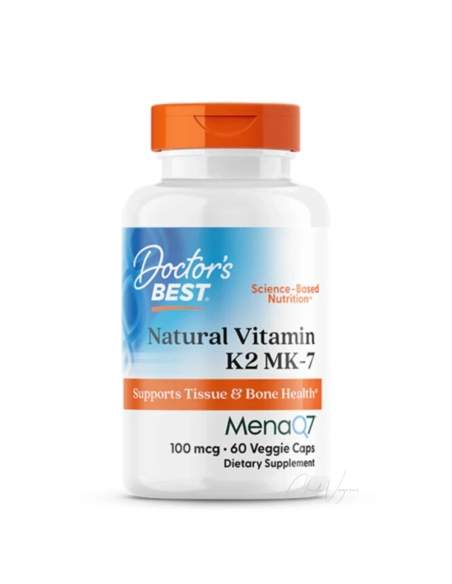 Doctor's Best Vitamin K2 MK-7 mit MenaQ7 – 100 mcg für Knochen und Gefäßgesundheit