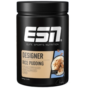 ESN Designer Rice Pudding Neutral – schnelle komplexe Kohlenhydrate, zuckerfrei, fettarm, vegan, 1000 g Dose