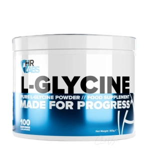 HR Labs L-Glycine fermentiert – 100 % bioaktives Glycin für Zellhydration, Muskelaufbau und Regeneration