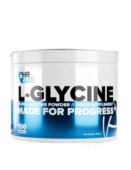 HR Labs L-Glycine fermentiert – 100 % bioaktives Glycin für Zellhydration, Muskelaufbau und Regeneration