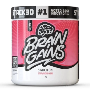 Brain Gains Switch On v2.0 – Fokus & Energie Nootropika mit Teacrine & KSM-66