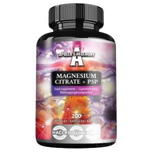 Magnesium Citrat + P-5-P – Energie, Muskelfunktion & Stressreduktion