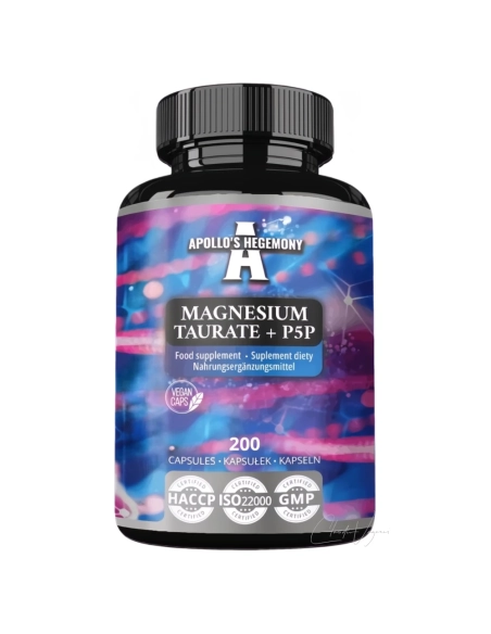 Magnesium Taurate + P-5-P – Herz, Nerven & Stressbalance