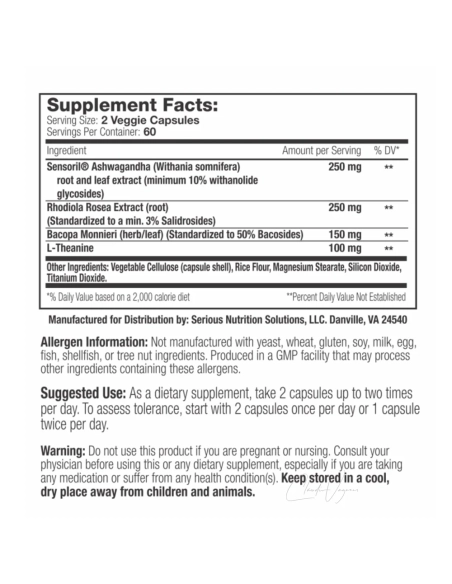 SNS Stress & Anxiety Support