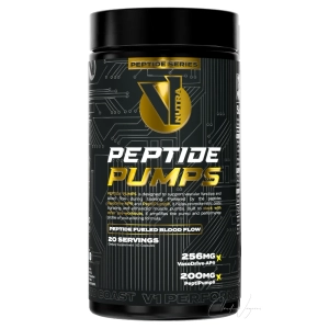 V1 Nutra Peptide Pumps Non-Stim Pump-Booster – Muskelpumpe mit VasoDrive-AP Peptiden und OPC-Traubenkernextrakt