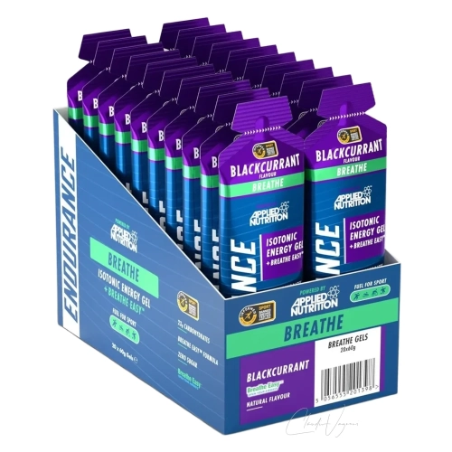 Applied Nutrition Endurance Sprint isotonisches Energy Gel Box mit 20 Beuteln 75 mg Koffein und 0 g Zucker