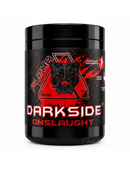 Alpha Neon Darkside Onslaught High Stim Pre Workout Booster mit 7 g L Citrullin und 333 mg Koffein 420 g Dose