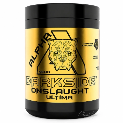 Alpha Neon Darkside Onslaught Ultima High Stim Pre Workout Booster mit 4 g Beta Alanin und 7 g L Citrullin 540 g