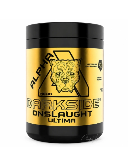 Alpha Neon Darkside Onslaught Ultima High Stim Pre Workout Booster mit 4 g Beta Alanin und 7 g L Citrullin 540 g