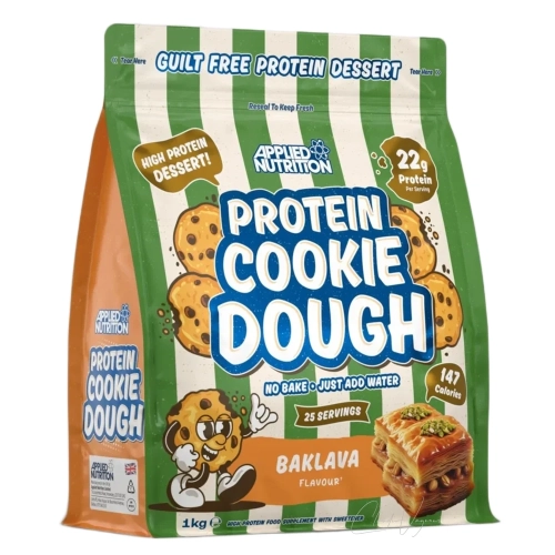 Applied Nutrition Protein Cookie Dough Baklava 1 kg Beutel High Protein Dessert mit 22 g Protein und 25 Portionen
