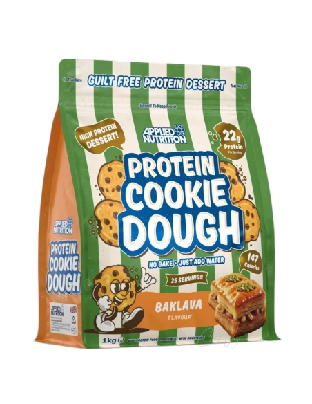 Applied Nutrition Protein Cookie Dough Baklava 1 kg Beutel High Protein Dessert mit 22 g Protein und 25 Portionen