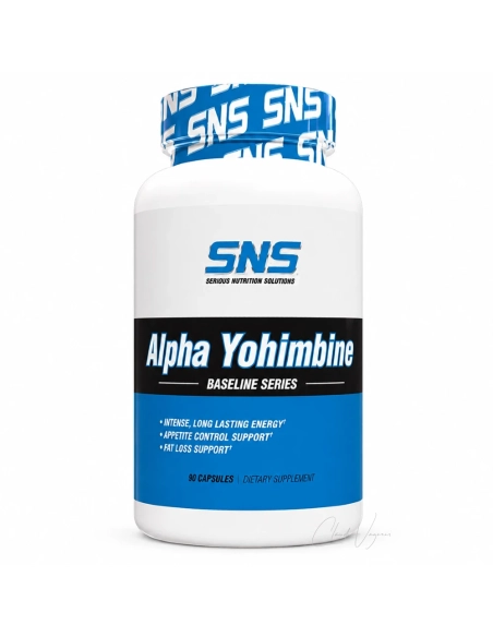 SNS Alpha Yohimbine Fatburner Dose mit 90 Kapseln und 1500 Mikrogramm Rauwolscine pro