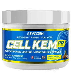 Evogen Cell K.E.M. PR Post-Workout, Tropic Thunder – Vorderseite der Dose