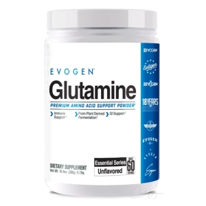 Evogen Glutamine 300 g, geschmacksneutral – Vorderseite der Dose