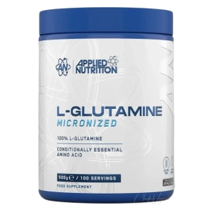 Applied Nutrition L Glutamine Powder 500 g mikronisiertes L Glutamin Pulver mit 5000 mg pro Portion vegan