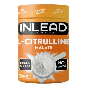NLEAD L Citrullin Malat Pulver 500 g Dose geschmacksneutral und vegan mit 100 Portionen fuer die Einnahme vor dem Training