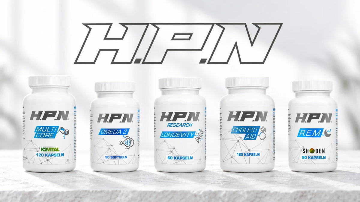 H.P.N Produkte – Multi Core, Premium Omega-3, Longevity, Cholest Aid und R.E.M