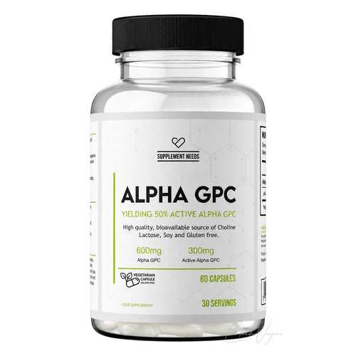 Alpha GPC 300mg aktiv – Supplement Needs Alpha-GPC Kapseln, 30 Portionen