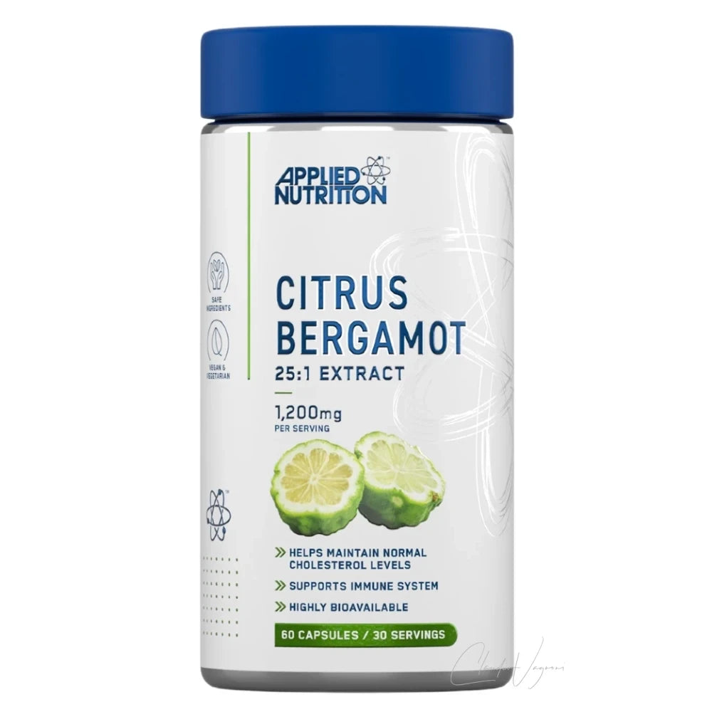 Dose Applied Nutrition Citrus Bergamot mit 60 Kapseln, 1'200mg Bergamotte Extrakt 25:1 pro Portion von zwei Kapseln