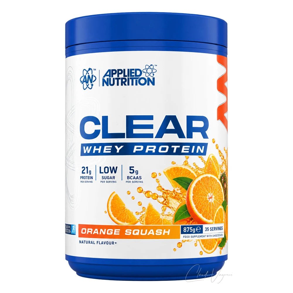 Applied Nutrition Clear Whey Isolate 875g Orange Squash – Clear Protein mit 21,3g Protein