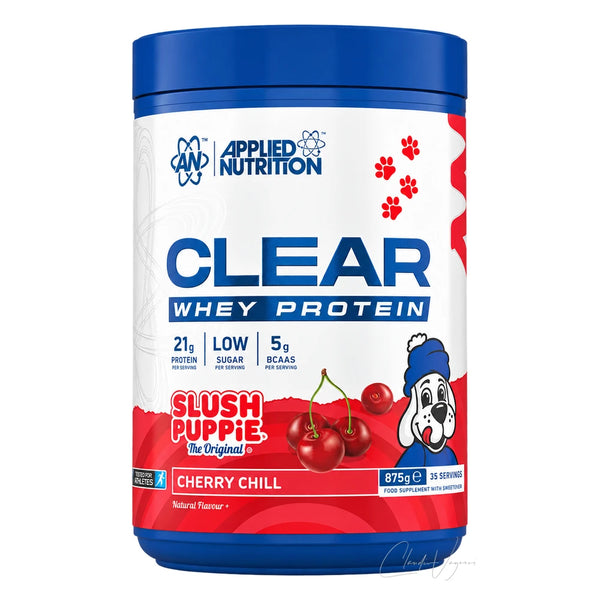 Applied Nutrition Clear Whey Isolate 875g Slush Puppie® Cherry Chill – Clear Protein mit 21,3g Protein