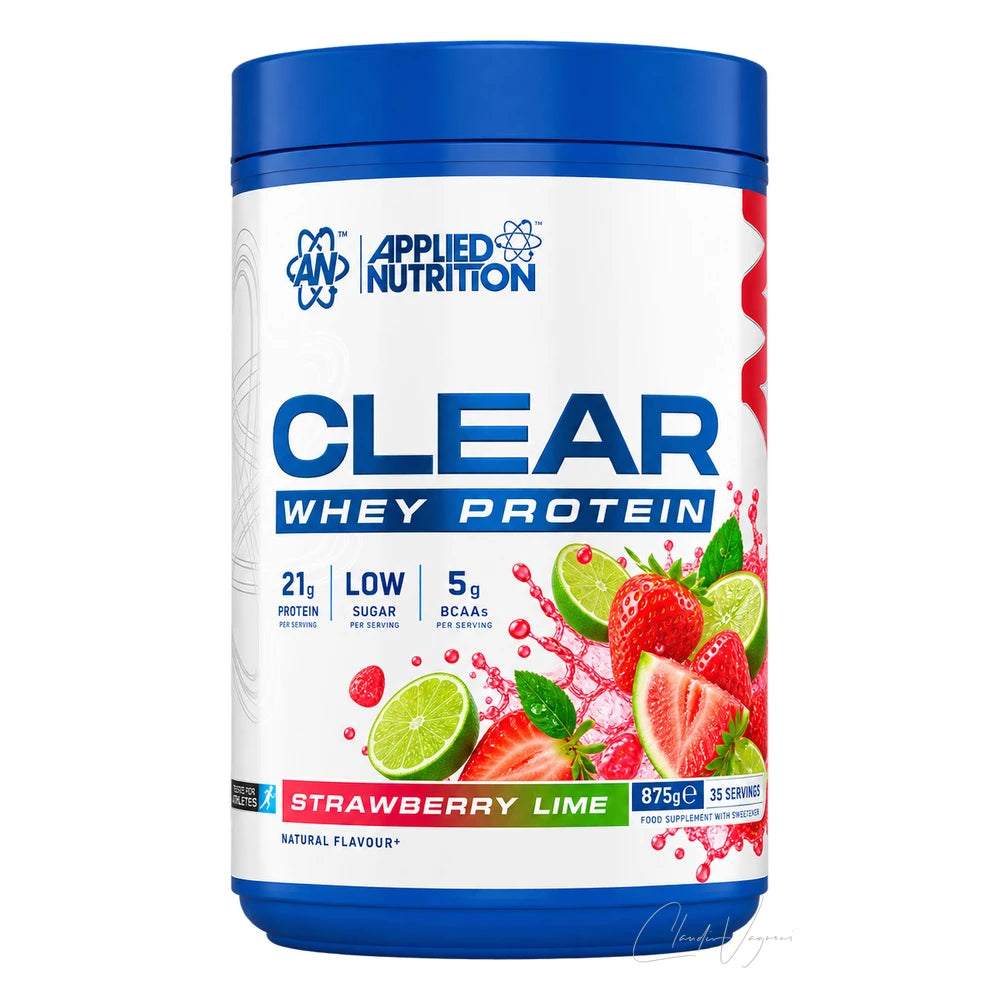 Applied Nutrition Clear Whey Isolate 875g Strawberry & Lime – Clear Protein mit 21,3g Protein