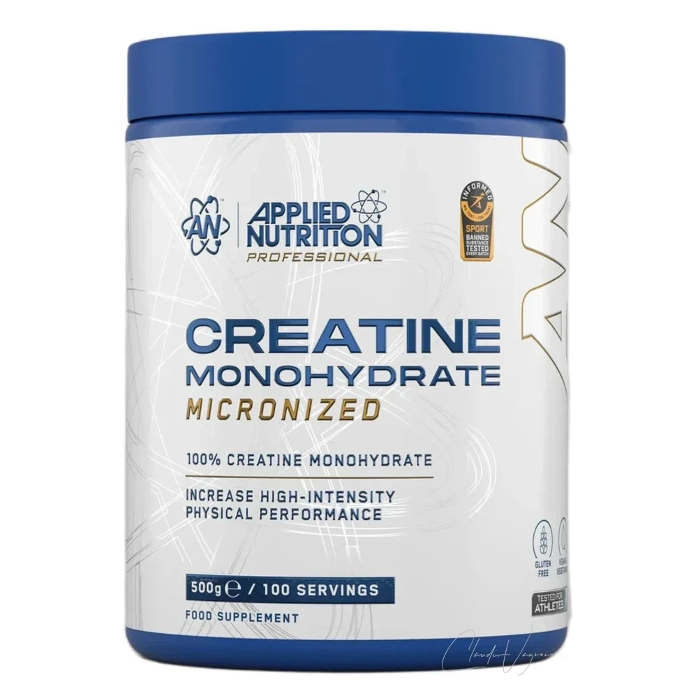 Dose Applied Nutrition Creatine Monohydrate mit 500g mikronisiertem Kreatin Monohydrat, 5g pro Portion