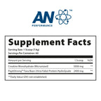 Applied Nutrition Creatine Peptide 444g – Nährwerttabelle und Zutaten
