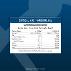 Applied Nutrition Critical Mass Original 2.4kg – Nährwerttabelle und Zutaten